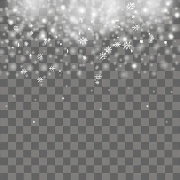 Ster sparkles of glitter deeltjes op transparante achtergrond. Vector — Stockvector