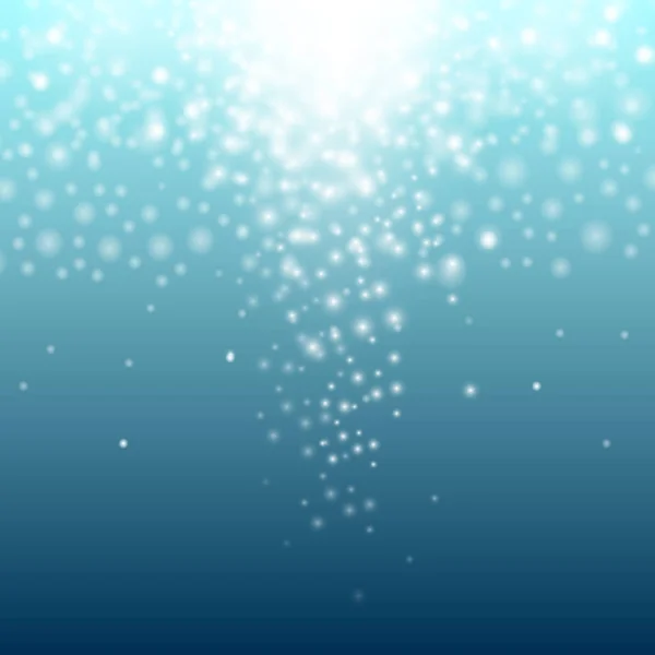 Underwater background and sun light . Vector — Stock Vector