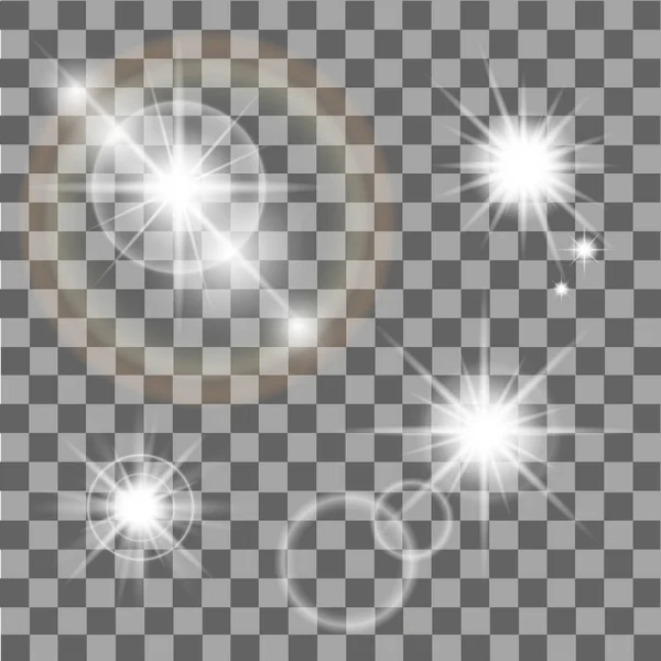 Étoile éclatée d'étincelles. Illustration vectorielle — Image vectorielle