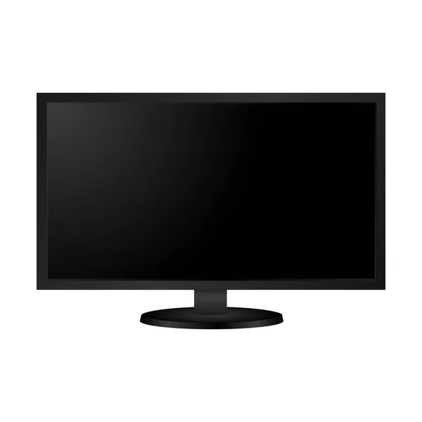 Leeg van Tv of computer monitor. Vector — Stockvector