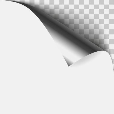 Altın sayfa köşe kabuğu. Katlanmış yapışkan kağıt Not boş levha. Beyaz arka plan üzerinde izole reklam ve promosyon mesaj için vektör çizim etiket soyma