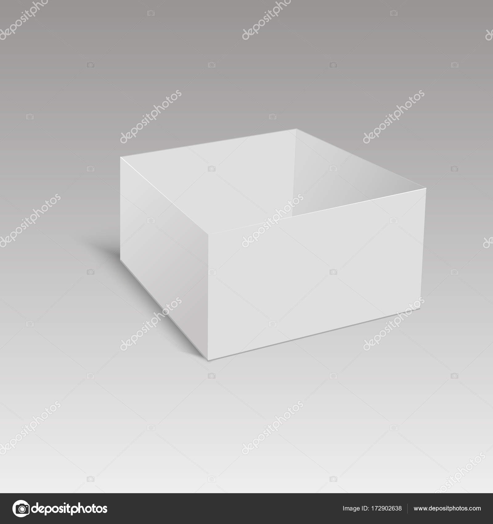 Download Branco quadrado papelão ou pacote de papel caixa mockup ...