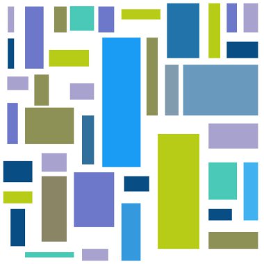 Arka plan ile renkli dikdörtgenler. Vektör arka plan