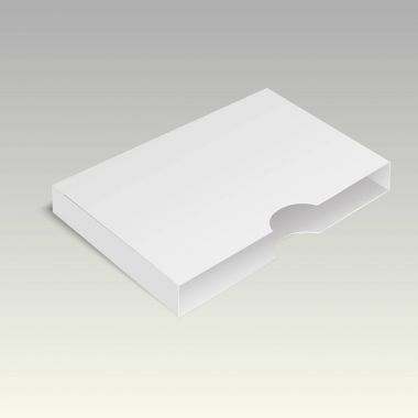 Açık el sanatları kutusu. Vektör