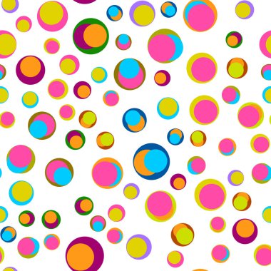 Nokta moda Tekstil, kumaş, arka planlar ile Seamless modeli. Vektör çizim