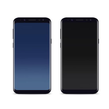 Gerçekçi smartphone kadar sahte. Vektör