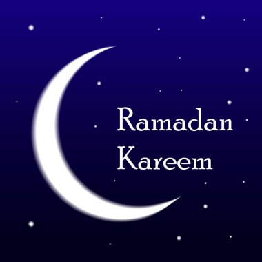 Ramazan Kareem İslam arka plan. Vektör çizim