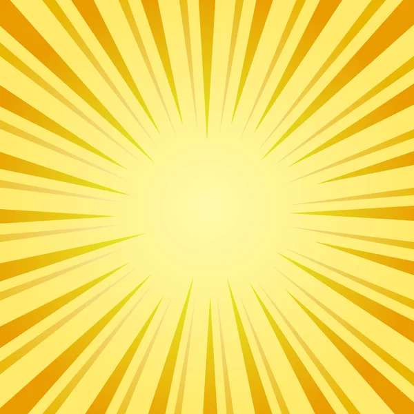 Fondo abstracto de los rayos del sol de luz. Ilustración del vector — Vector de stock