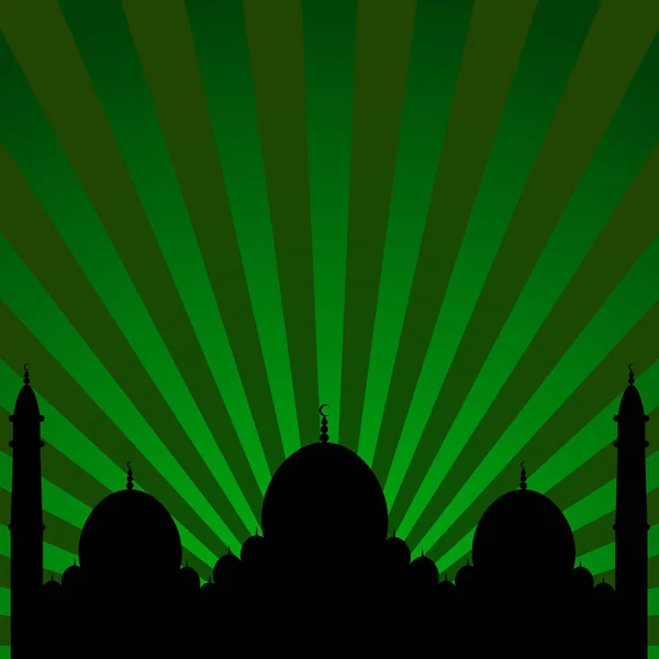 Ramadán Kareem antecedentes islámicos. Ilustración vectorial — Vector de stock