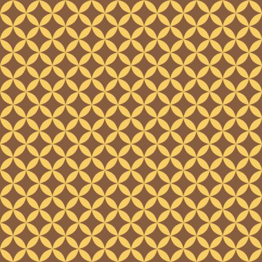 Dağılım için soyut altın geometrik seamless modeli. Vektör