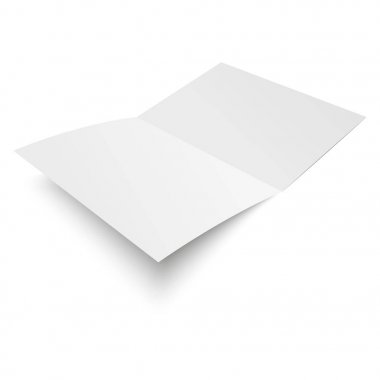 Boş kartvizit, kartpostal vektör çizim