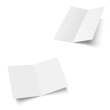 Boş kartvizit, kartpostal vektör çizim