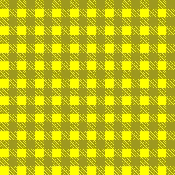 Patrones amarillos y verdes manteles con estilo un diseño de ilustración. Adorno geométrico tradicional para textiles de moda, telas, fondos. Ilustración del vector — Archivo Imágenes Vectoriales