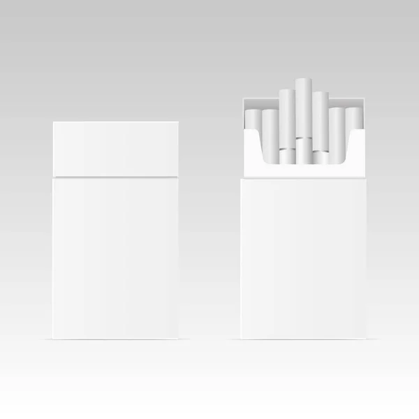 Порожня упаковка сигарет. Векторний макет u — стоковий вектор