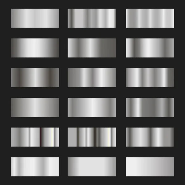 Silver foil background metal gradient Royalty Free Vector