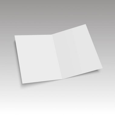Mockup yumuşak gölgeler'Dergisi. Şablon / broşür, kitapçık. Vektör çizim