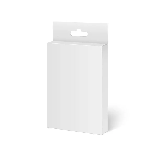 Blanco mock up caja del paquete del producto para los lápices, bolígrafos. Vector — Vector de stock