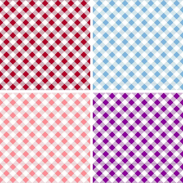 Picnic table cloth. Color square plaid pattern.  Geometrical traditional ornament for fashion textile, cloth, backgrounds. Vector illustration — Stock Vector