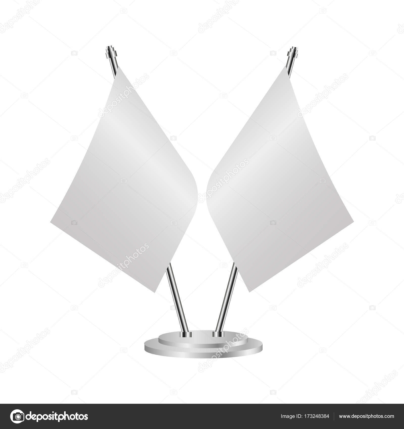Download Vector Small Table Flag Set Isolated On White Background Vector Image By C Azfree Vector Stock 173248384
