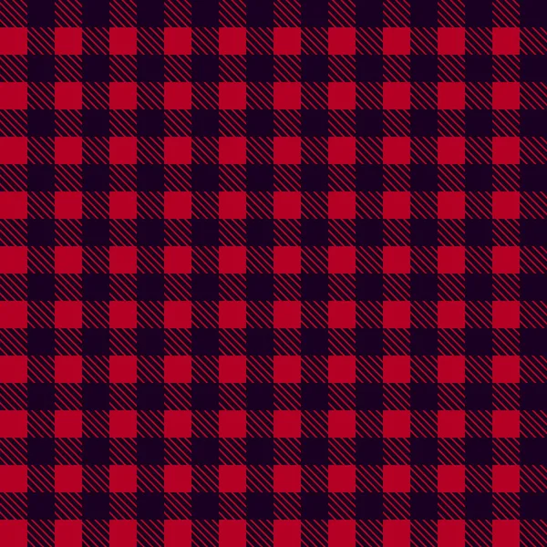Black Red seamless tablecloth Vector. Seamless traditional tablecloth pattern Vector. Pastel red color square pattern Vector. Geometrical simple square pattern — Stock Vector