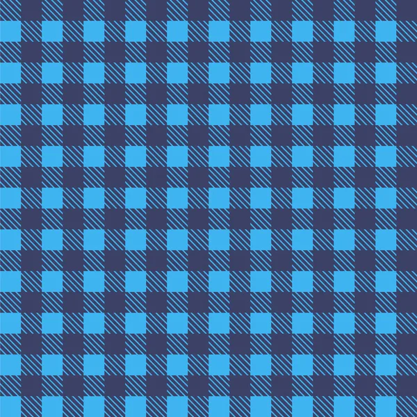 Blue  seamless tablecloth Vector. Airy Blue and Riverside color. Seamless traditional tablecloth pattern Vector. Pastel blue color square pattern Vector. Geometrical simple square pattern — Stock Vector
