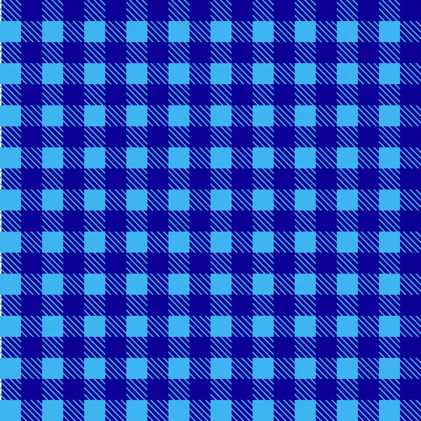 블루 원활한 식탁보 벡터 공기 파랑 및 리버 사이드 색상입니다. 원활한 전통적인 식탁보 패턴 벡터입니다. 파스텔 블루 색상 사각형 패턴 벡터입니다. 기하학적 간단한 사각형 패턴 — 스톡 벡터