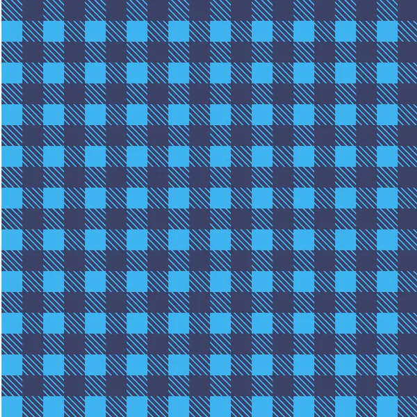 Blue  seamless tablecloth Vector. Airy Blue and Riverside color. Seamless traditional tablecloth pattern Vector. Pastel blue color square pattern Vector. Geometrical simple square pattern — Stock Vector