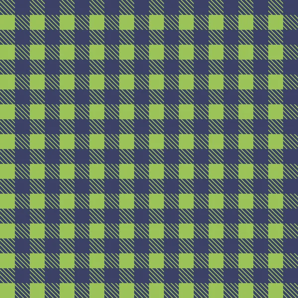 Green seamless tablecloth Vector.   Seamless traditional tablecloth pattern Vector.   Geometrical simple square pattern — Stock Vector