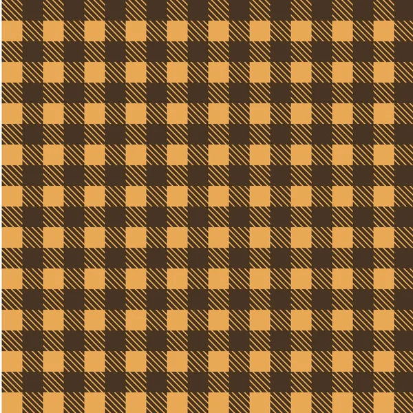 Κίτρινο και καφέ απρόσκοπτη τραπεζομάντιλο διάνυσμα. Απρόσκοπτη τραπεζομάντιλο παραδοσιακό μοτίβο διάνυσμα. Απλό τετράγωνο μοτίβο γεωμετρικών — Διανυσματικό Αρχείο