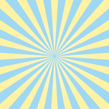 Soyut ışık sarı ve mavi güneş ışınları arka plan. Vektör