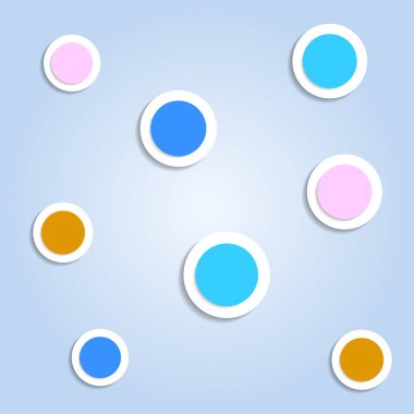 Soyut daire vektör arka plan. Vektör çizim