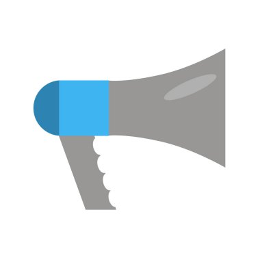 Hoparlör. Megafon simge vektör