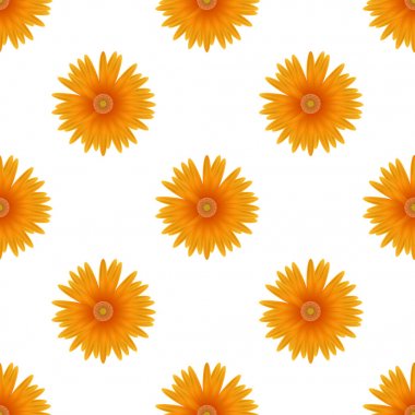 Dikişsiz desen sarı çiçek