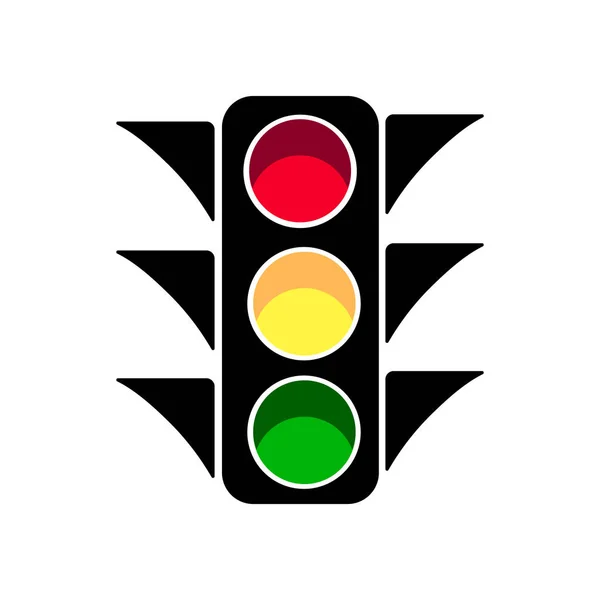 Traffic-light pictogram vector — Stockvector