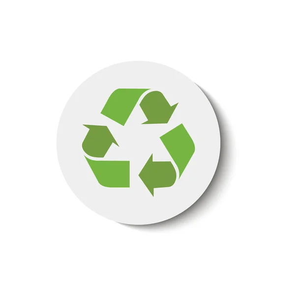 Ilustração do vetor do símbolo da reciclagem —  Vetores de Stock
