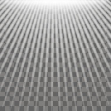 Güneş ışığı özel mercekleri, şeffaf arkaplanda ışık efekti oluşturur. Vektör