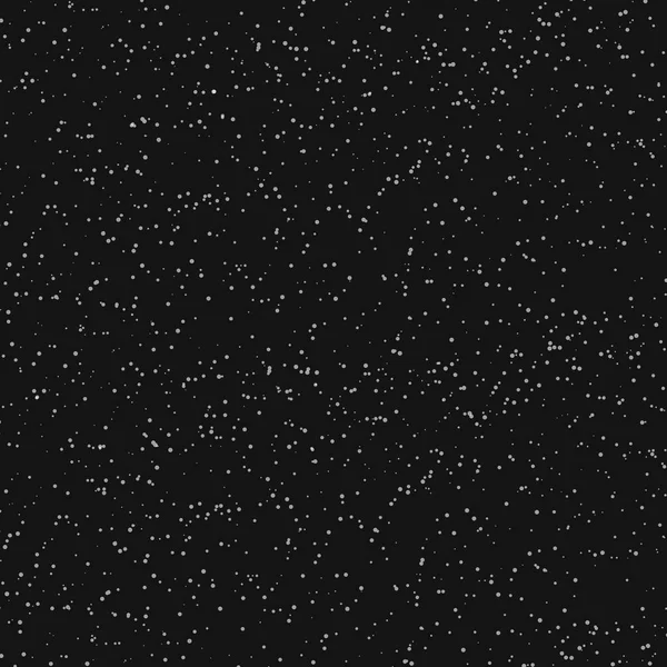 Latar belakang hitam abstrak dengan bintang putih di ruang angkasa. Vektor - Stok Vektor