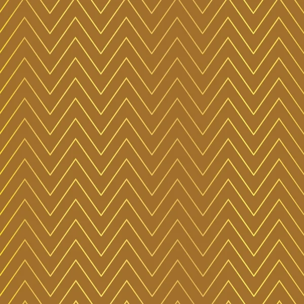 Abstracte patroon met gouden zigzag achtergrond. Vectorillustratie — Stockvector