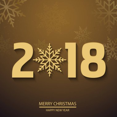 Noel tebrik kartı ile beyaz kağıt metin düşen kar taneleri ile. Vektör