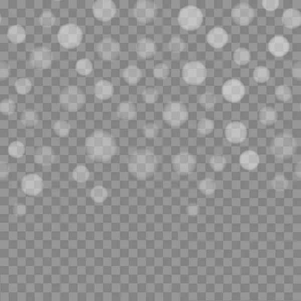 Abstract background with sparkle dots on transparent background. Vector. — Stock Vector