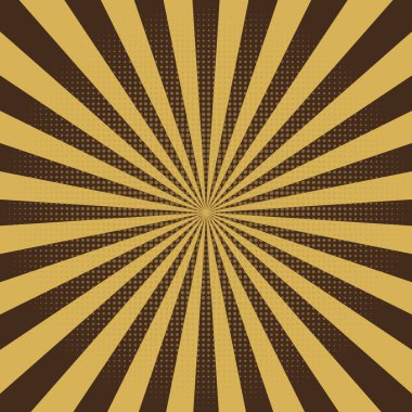 Arka plan soyut sarı güneş ışınları. Vektör.