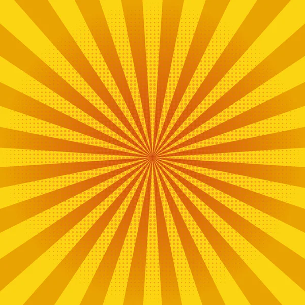 Abstracte gele zon stralen achtergrond. abstracte backgroung. Vector — Stockvector