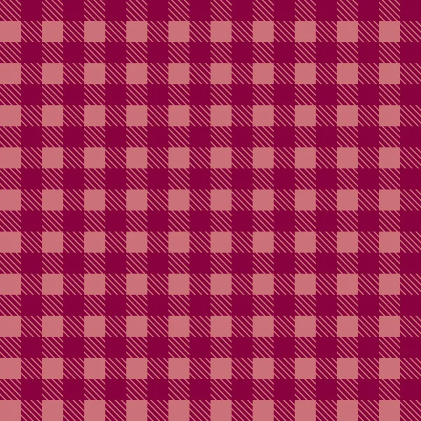 Red seamless tablecloth Vector. Seamless traditional tablecloth pattern Vector. Pastel red color square pattern Vector. — Stock Vector