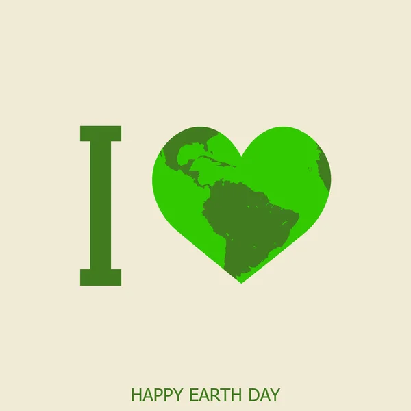Earth Day Hintergrundkonzept. speichern. Vektorillustration — Stockvektor
