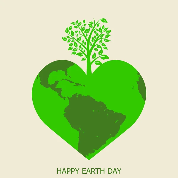 Earth Day Hintergrundkonzept. speichern. Vektorillustration — Stockvektor