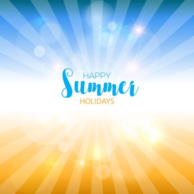 Vektör çizim yaz arka plan.