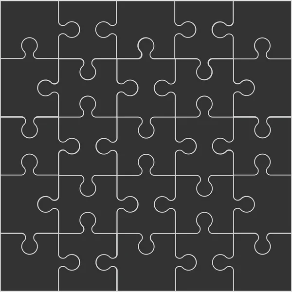 Puzzelstukjes. Textuur mozaïek achtergrond. Vector — Stockvector