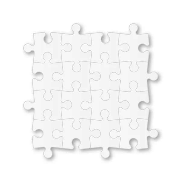 Definir peças de quebra-cabeça. Textura fundo mosaico. Vetor —  Vetores de Stock