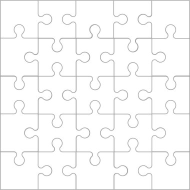 Yapboz parçalarını ayarla. Mozaik arka plan dokusu. Vektör