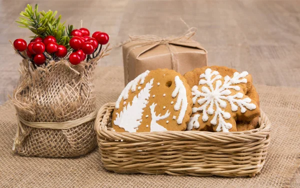 Christmas treats for children and adults — Stock Photo, Image